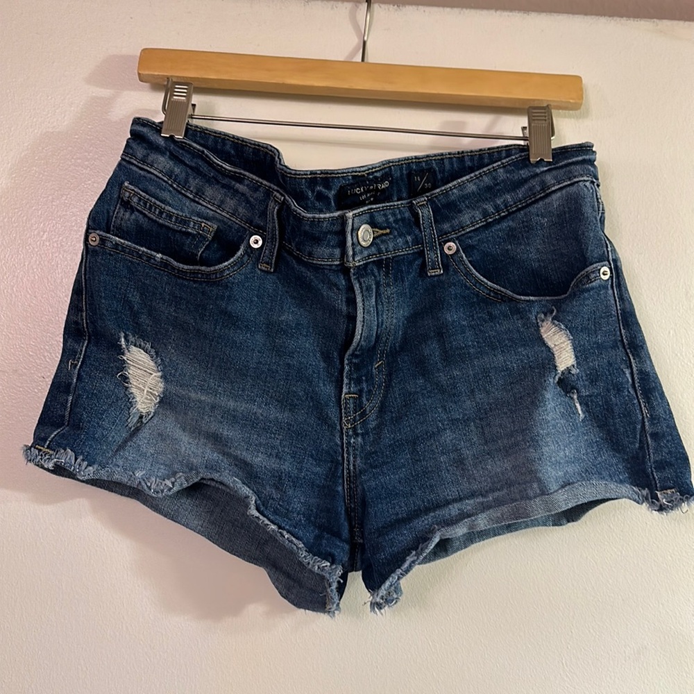 Lucky Brand The Cut Off Short Mid-Rise Size 10/30